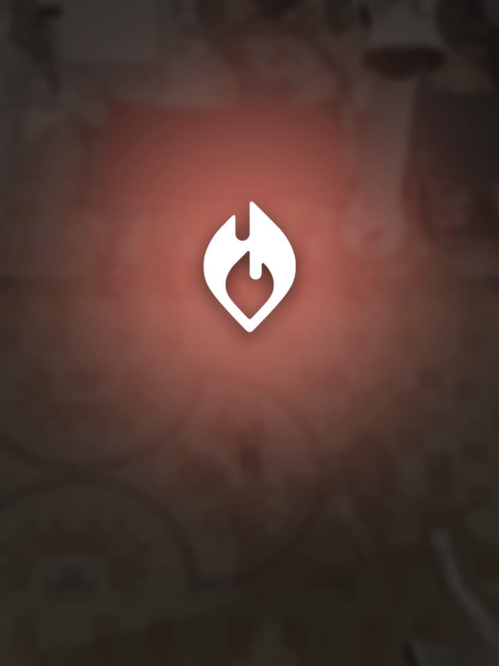 In-game capture of the Fire Maker: a meteor volley falling on the nearest enemies.